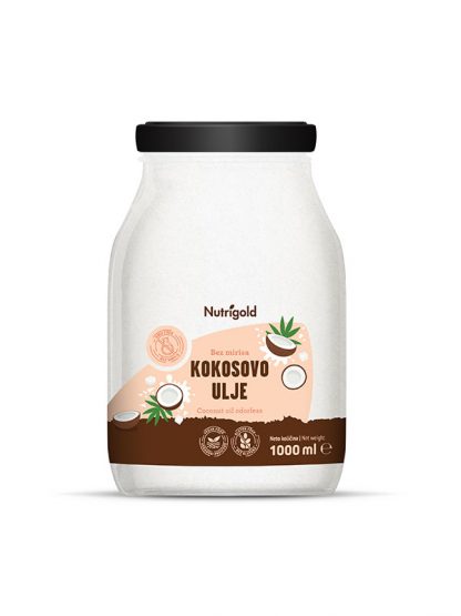 Kokosovo ulje bez mirisa1000ml - Nutrigold
