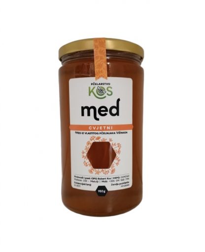 Med cvijetni 950g - Opg Kos